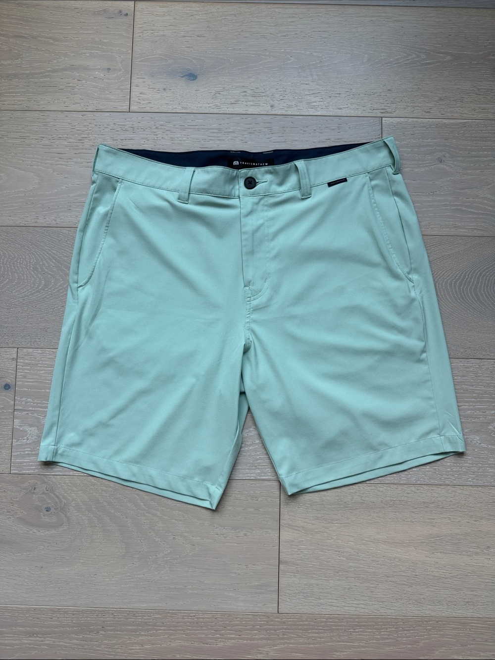Travis Mathew Mint Green Wanderlust Golf Shorts